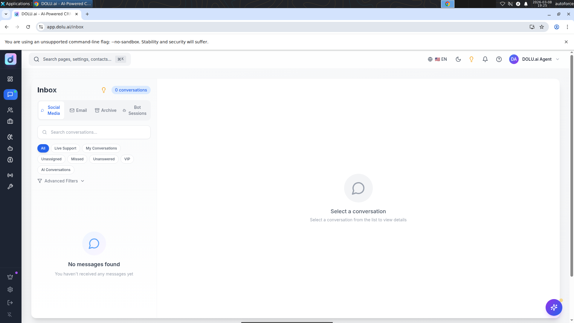 Inbox — Gelen Mesajlar ve Konuşmalar